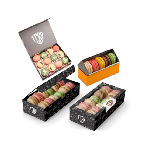 custom macron boxes