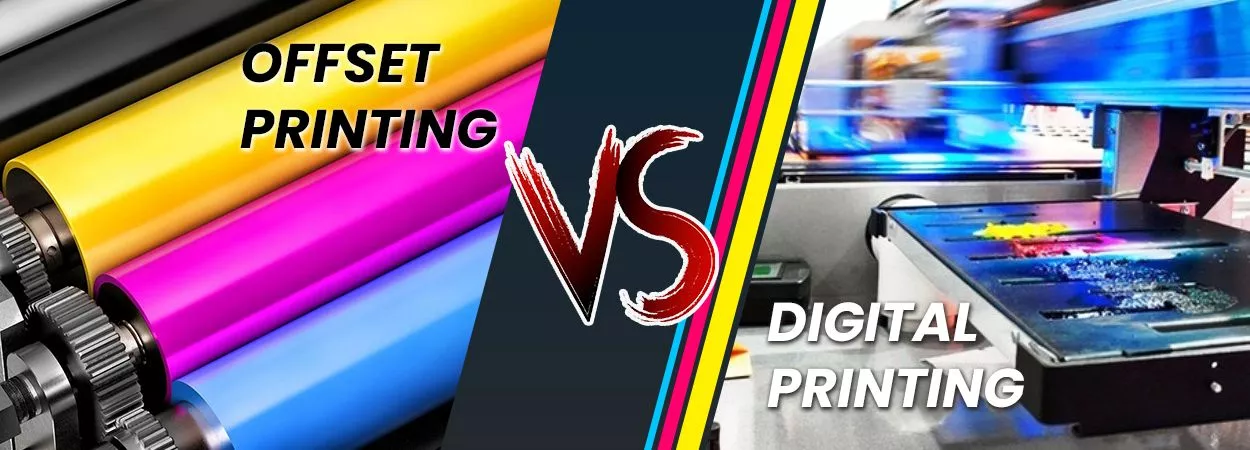 Digital printing vs Offset printing