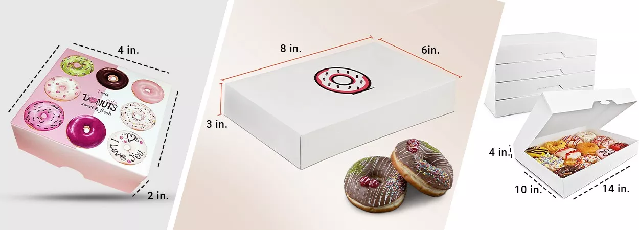 single donut box size