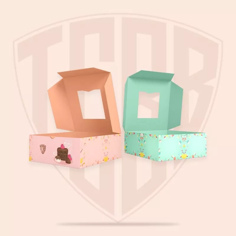 Custom Pastry Boxes With Window
